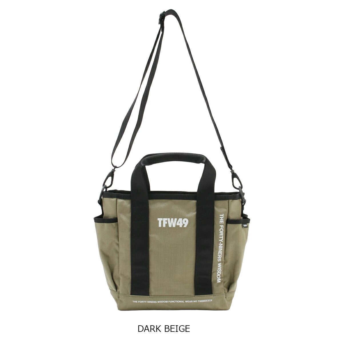 TFW492025年秋冬モデルユニセックスNYLONTOTEBAGSMALミニトートバッグT132510020カートバッグラウンドバッグ【25】