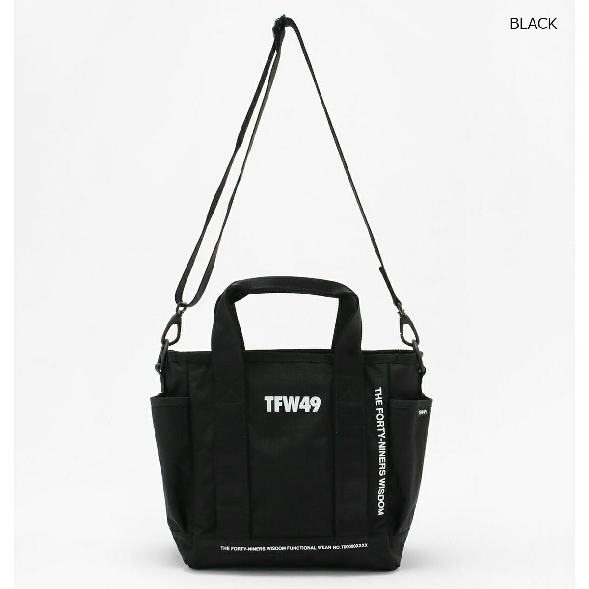 ★12月限定★【全品対象！エントリーでポイント3倍！】TFW492025年秋冬モデルユニセックスNYLONTOTEBAGSMALミニトートバッグT132510020カートバッグラウンドバッグ【25】