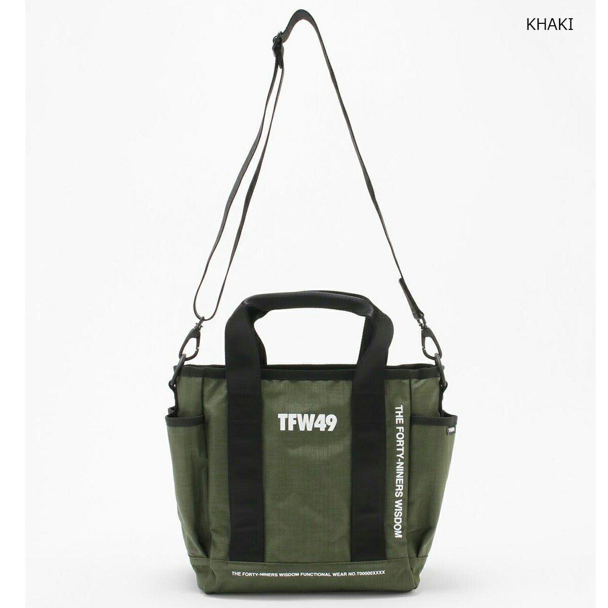 ★12月限定★【全品対象！エントリーでポイント3倍！】TFW492025年秋冬モデルユニセックスNYLONTOTEBAGSMALミニトートバッグT132510020カートバッグラウンドバッグ【25】