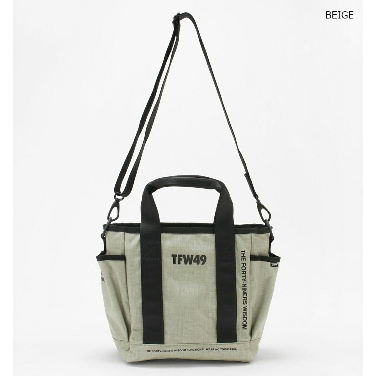 ★12月限定★【全品対象！エントリーでポイント3倍！】TFW492025年秋冬モデルユニセックスNYLONTOTEBAGSMALミニトートバッグT132510020カートバッグラウンドバッグ【25】