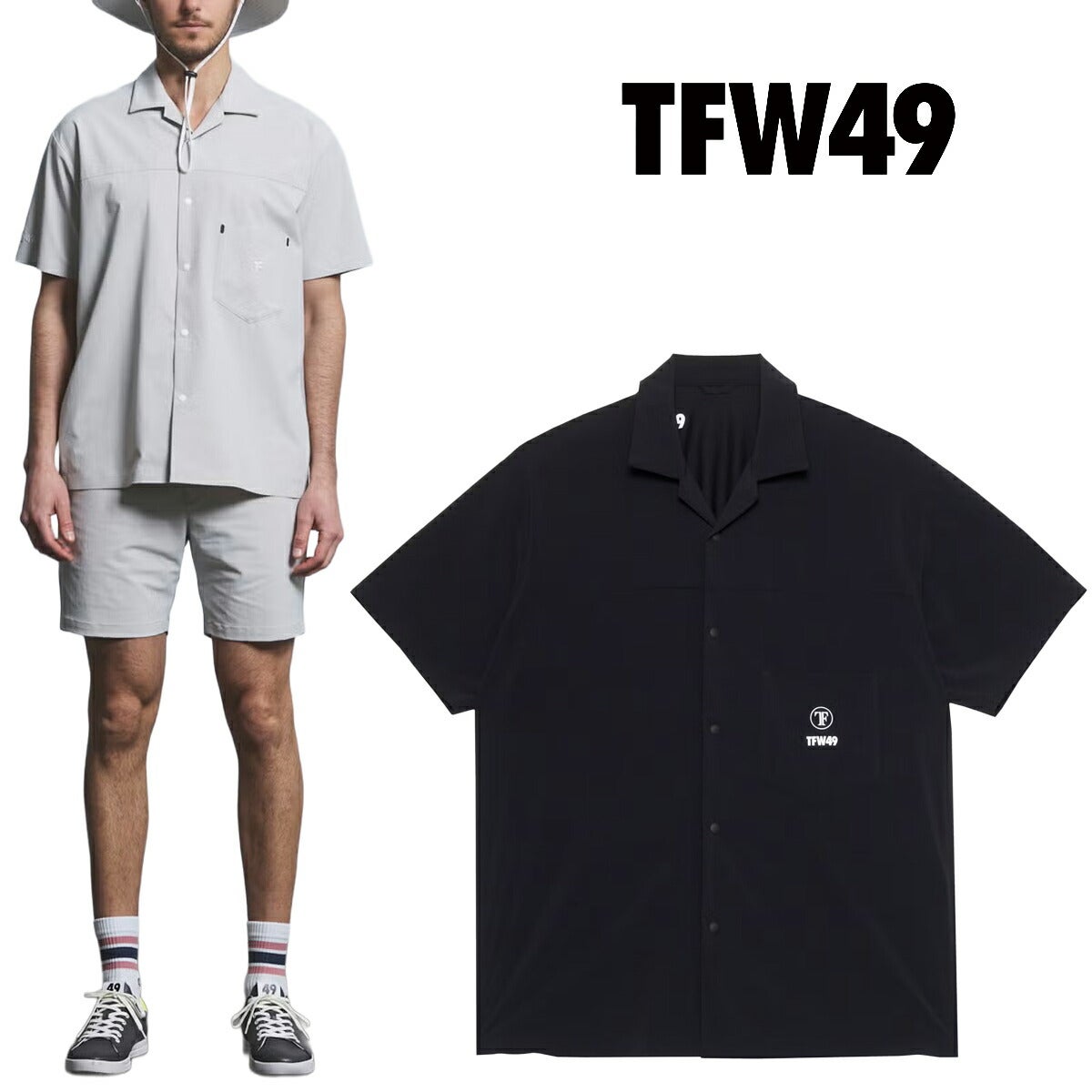 TFW49 2026年春夏モデル メンズ RELAX MOCK NECK T 半袖シャツ