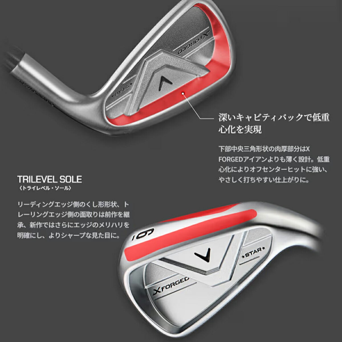 【メーカーカスタム】キャロウェイゴルフメンズXFORGEDSTARエックスフォージドスターアイアン単品（＃3、4、5）NSPROMODUS3TOUR105スチールシャフト【26SS】