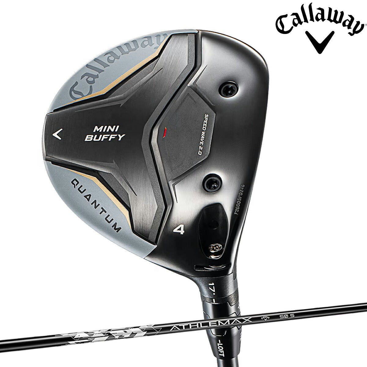 キャロウェイゴルフメンズクアンタムミニバフィーQUANTUMMINIBUFFYフェアウェイウッドATHLEMAX50カーボンシャフト【26SS】