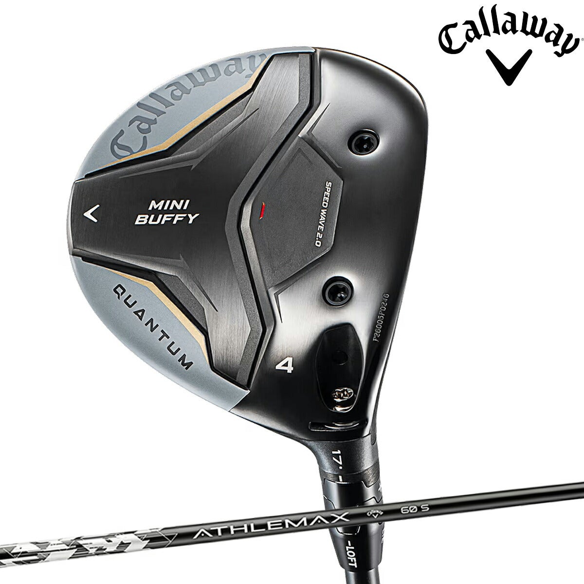 キャロウェイゴルフメンズクアンタムミニバフィーQUANTUMMINIBUFFYフェアウェイウッドATHLEMAX60カーボンシャフト【26SS】