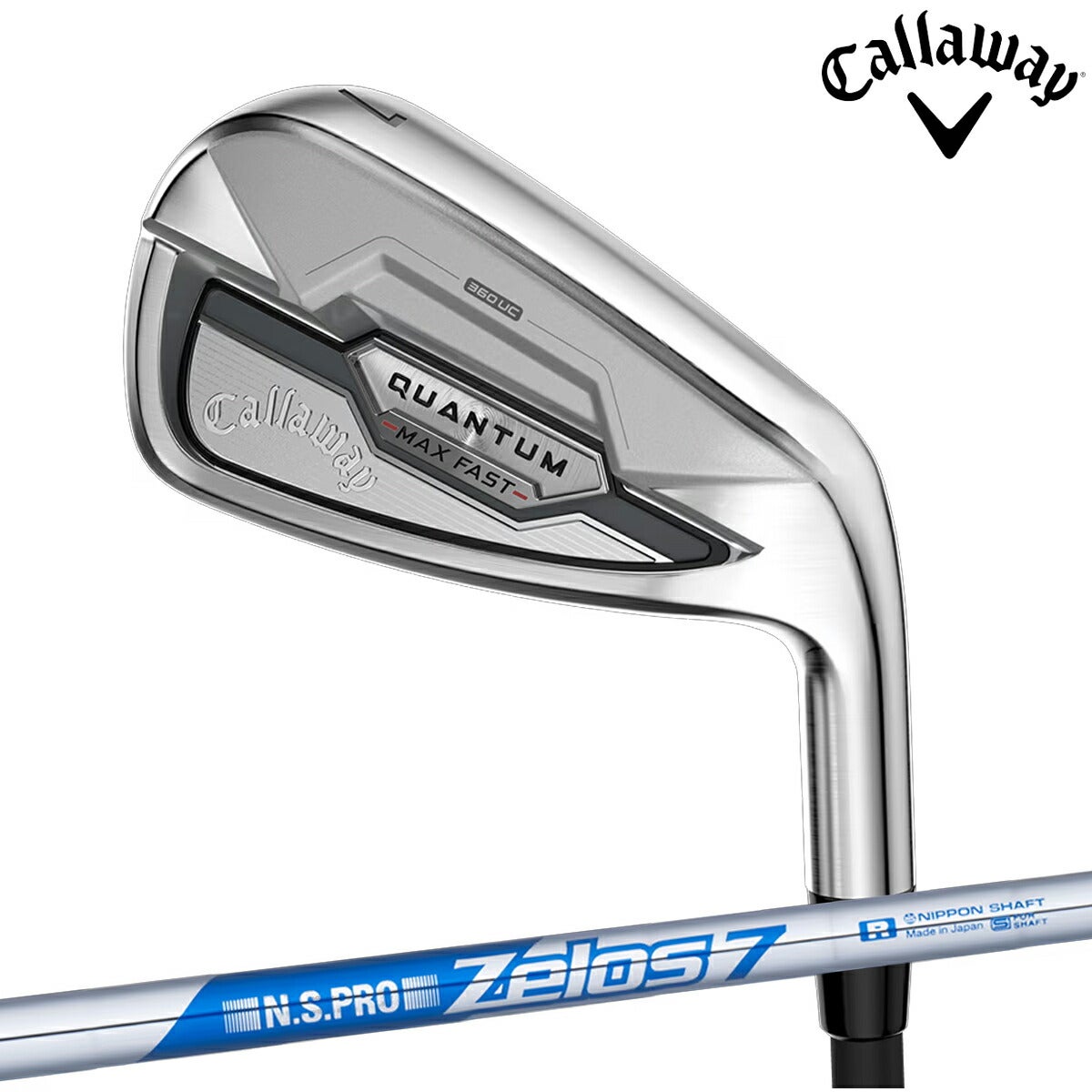 キャロウェイゴルフメンズクアンタムQUANTUMMAXFASTアイアン5本組(7-9、PW、AW)NSPROZELOS7スチールシャフト【26SS】
