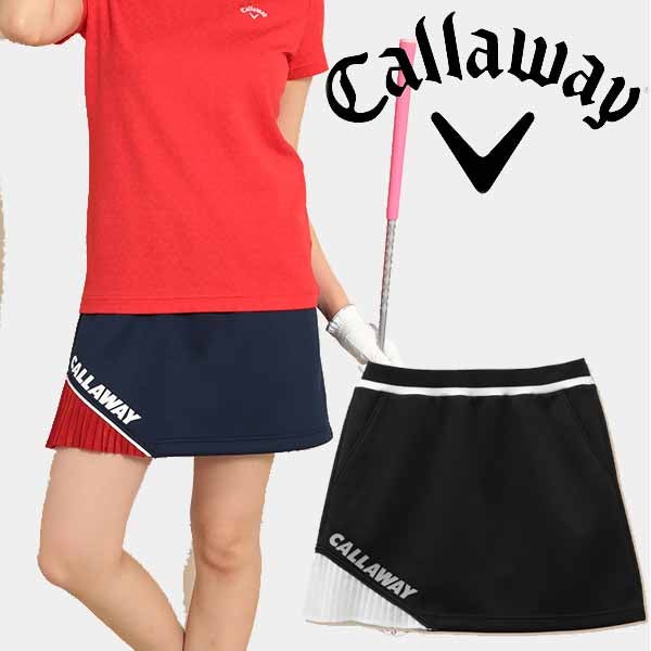 キャロウェイアパレル2022年秋冬モデルレディースサイドプリーツダンボールスカートC22228202【22】CallawayGolf