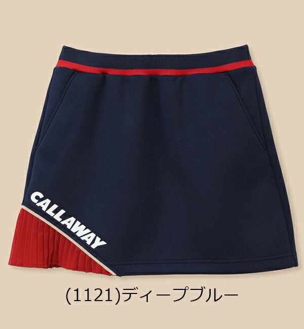 キャロウェイアパレル2022年秋冬モデルレディースサイドプリーツダンボールスカートC22228202【22】CallawayGolf