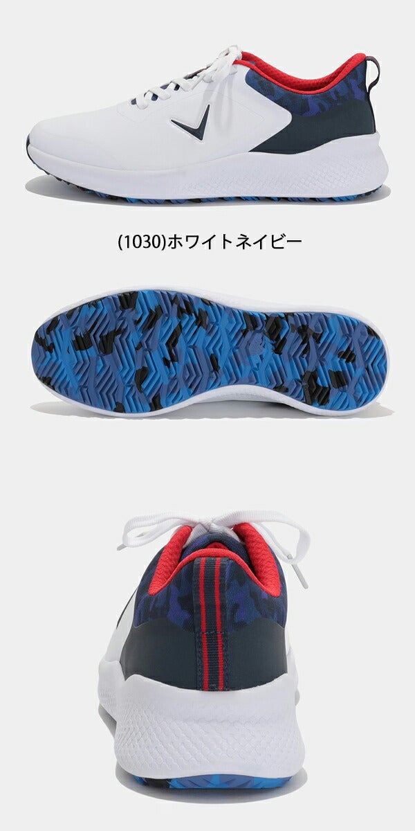 キャロウェイアパレル2024年春夏モデルメンズCALLAWAYSTARスパイクレスシューレースゴルフシューズC24986120CallawayGolf【24】