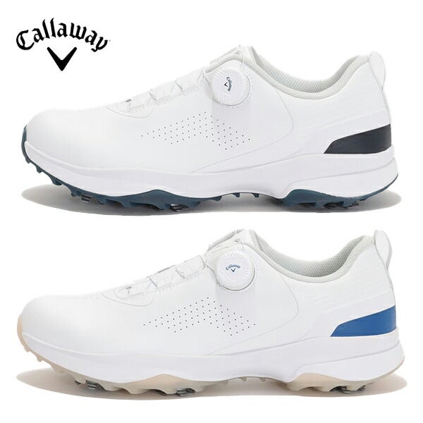 キャロウェイアパレル2024年春夏モデルメンズCALLAWAYAEROSPORTスパイクダイヤルゴルフシューズC24996110CallawayGolf【24】