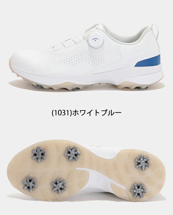 キャロウェイアパレル2024年春夏モデルメンズCALLAWAYAEROSPORTスパイクダイヤルゴルフシューズC24996110CallawayGolf【24】