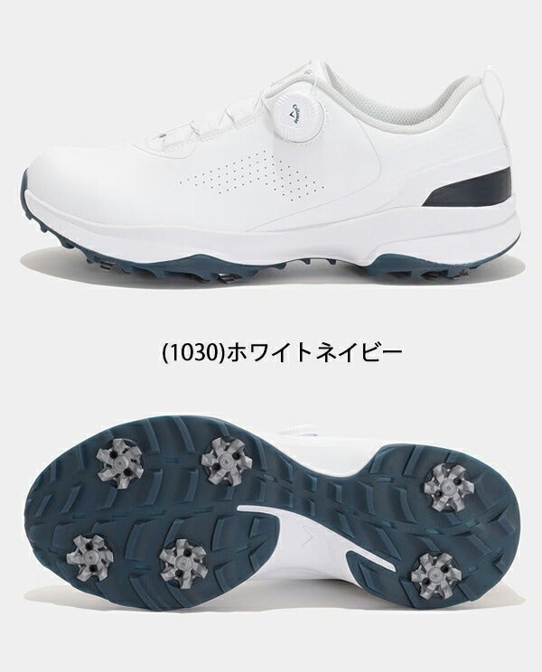 キャロウェイアパレル2024年春夏モデルメンズCALLAWAYAEROSPORTスパイクダイヤルゴルフシューズC24996110CallawayGolf【24】