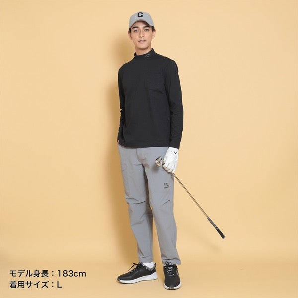 キャロウェイアパレル2024年秋冬モデルメンズ8WAYストレッチシワナイロンリラックスパンツC24226107Callaway【24】