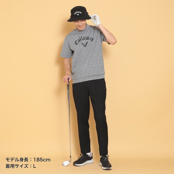 キャロウェイアパレル2024年秋冬モデルメンズ8WAYストレッチツイル&チェックプリントパンツC24226108Callaway【24】