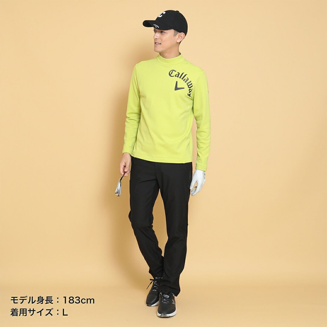 ★明日11日1時59分まで！★【2点以上、同時購入すると最大P10倍！※要エントリー】キャロウェイアパレル2024年秋冬モデルメンズ8WAYストレッチ裏起毛ニットツイルパンツC24226109Callaway【24】
