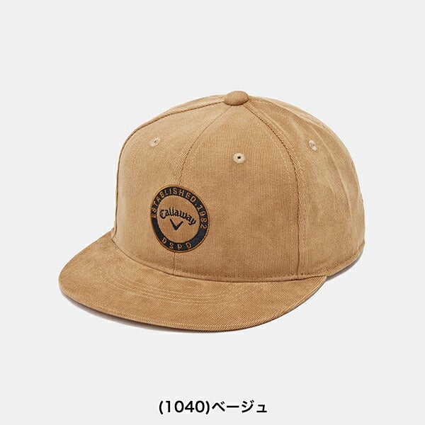 キャロウェイアパレル2024年秋冬モデルメンズフラットキャップC24291104Callaway【24】