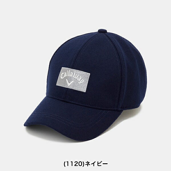 キャロウェイアパレル2024年秋冬モデルメンズフランネルキャップC24291109Callaway【24】