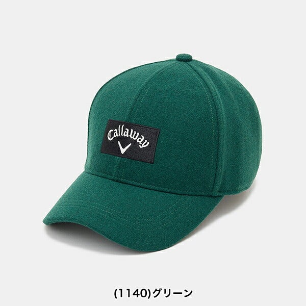 キャロウェイアパレル2024年秋冬モデルメンズフランネルキャップC24291109Callaway【24】