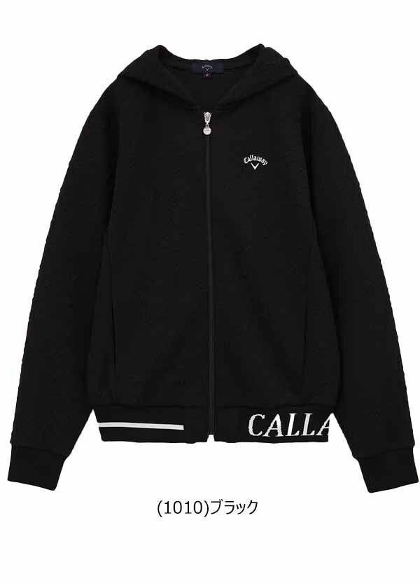 キャロウェイアパレル2023年秋冬モデルレディースフラワージャカードスウェットパーカーC23217204Callaway【23】