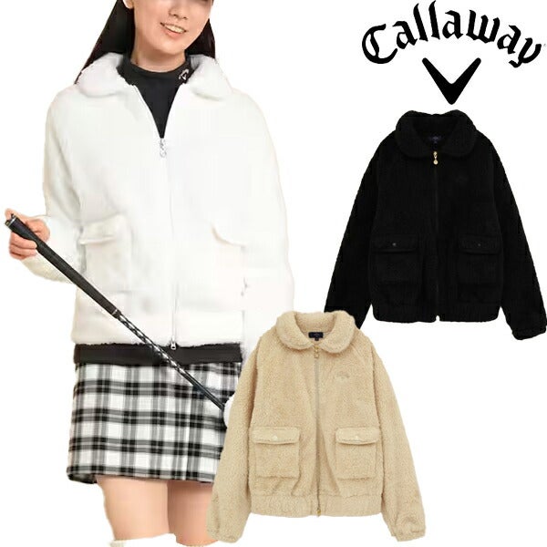 キャロウェイアパレル2023年秋冬モデルレディースボアブルゾンC23217206Callaway【23】