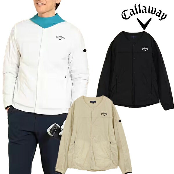 キャロウェイアパレル2023年秋冬モデルメンズストレッチナイロンタフタ中綿ブルゾンC23215105Callaway【23】