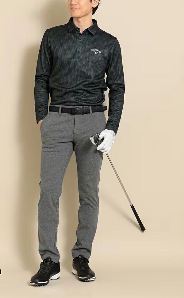 キャロウェイアパレル2023年秋冬モデルメンズ8WAYストレッチ裏起毛テーパードパンツC23226108Callaway【23】