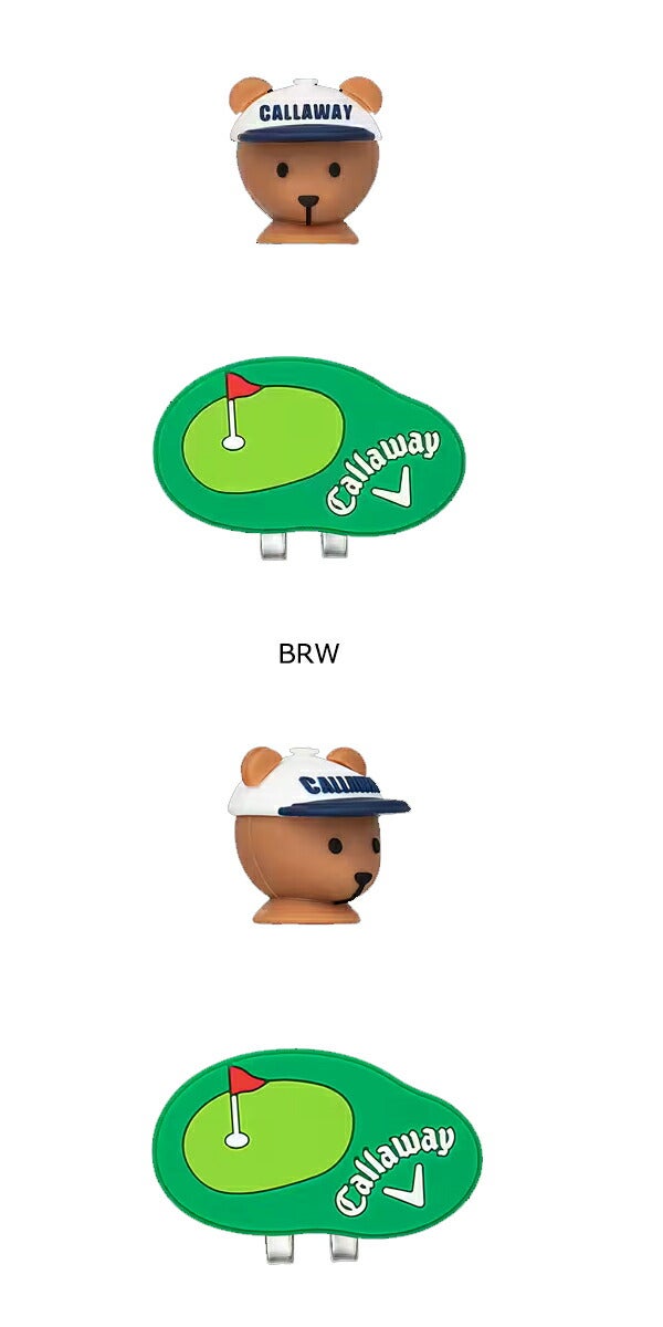 キャロウェイゴルフレディースBEAR3DFW23JMマーカーcallawaygolfゴルフマーカーベアクマかわいい【23】