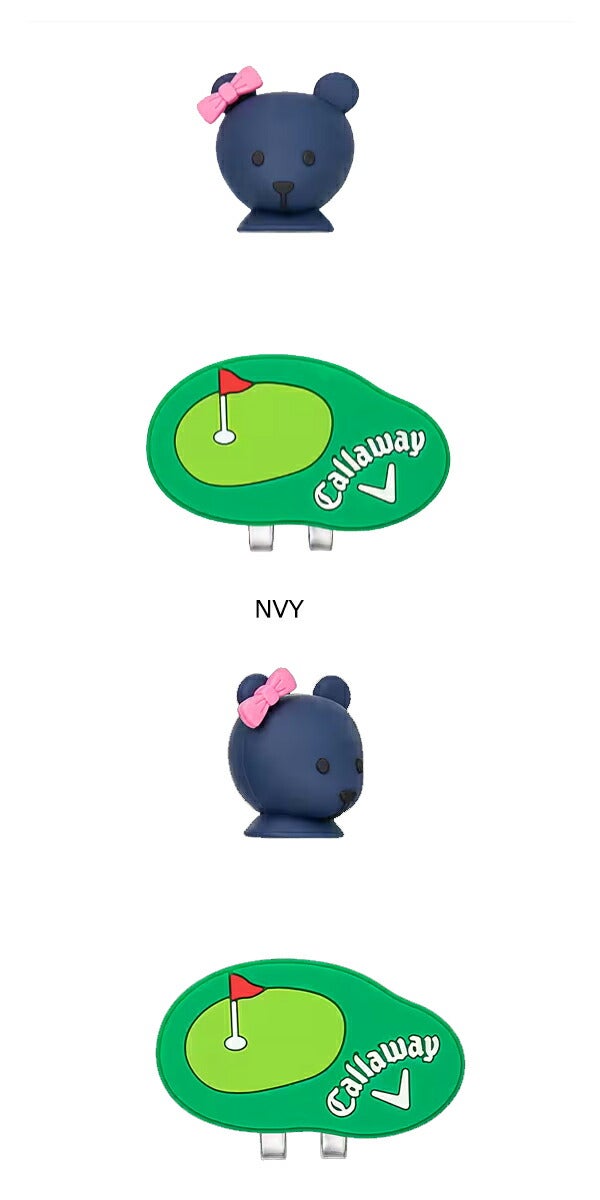 キャロウェイゴルフレディースBEAR3DFW23JMマーカーcallawaygolfゴルフマーカーベアクマかわいい【23】