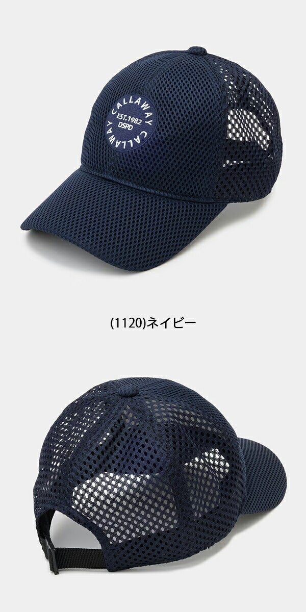 キャロウェイアパレル2024年春夏モデルメンズメッシュキャップC24191107CallawayGolf【24】