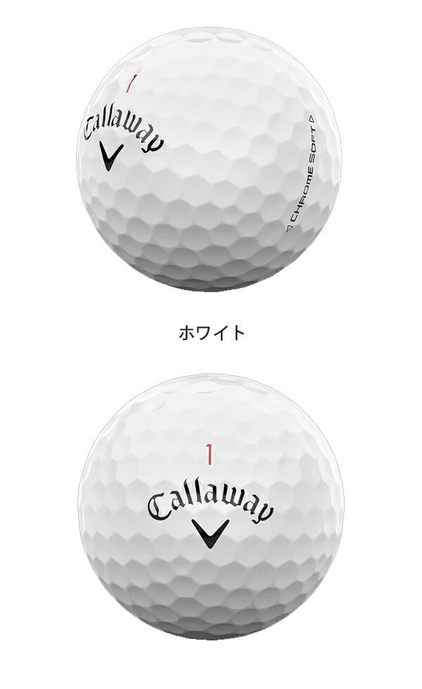 24SSキャロウェイゴルフクロムソフトゴルフボール1ダースCallawayGolf【24】