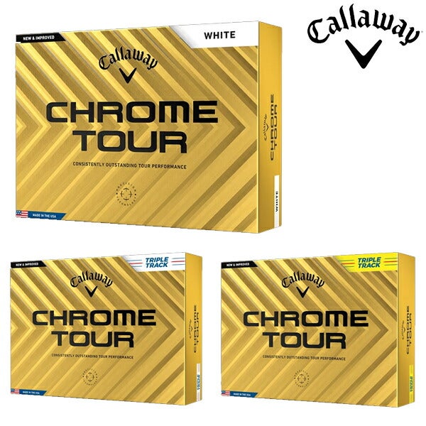 24SSキャロウェイゴルフクロムソフトツアーゴルフボール1ダースCallawayGolf【24】