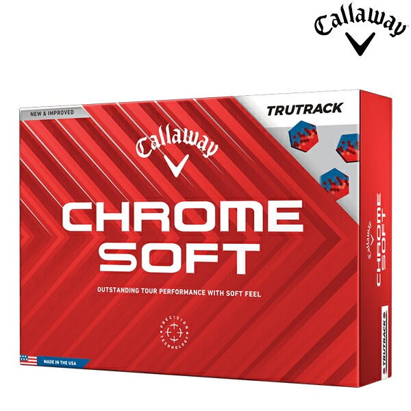 キャロウェイゴルフクロムソフトCHROMESOFTTRUTRACKボールゴルフボール1ダース【24】