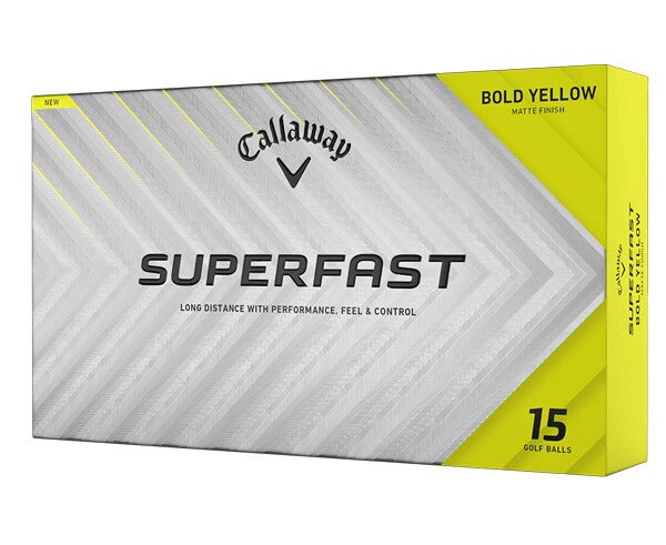 キャロウェイSUPERFASTスーパーファストゴルフボール1ダース【25】