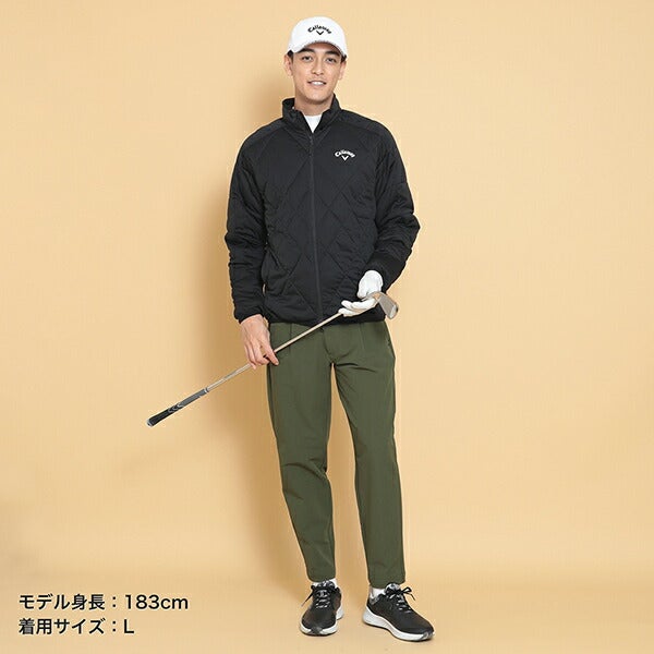 キャロウェイアパレル2024年秋冬モデルメンズスターストレッチフルジップ中綿ブルゾンC24215104Callaway【24】