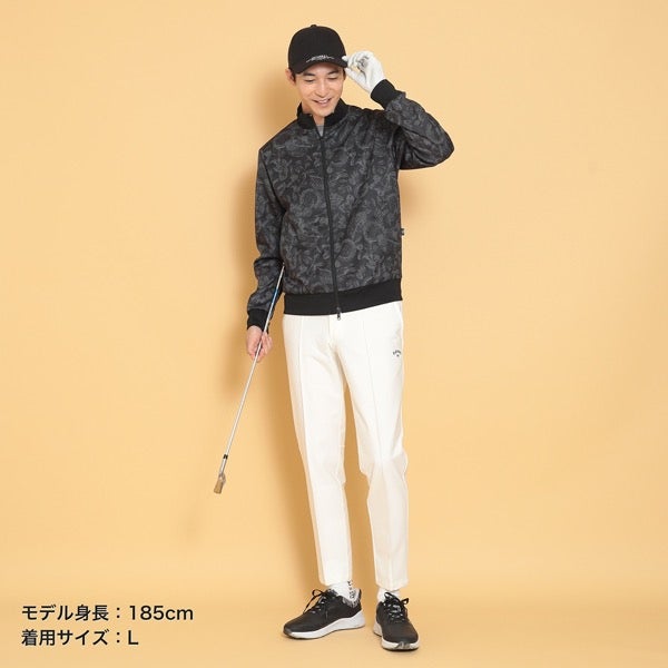 キャロウェイアパレル2024年秋冬モデルメンズドットPTダンボールフルジップスウェットC24217101Callaway【24】