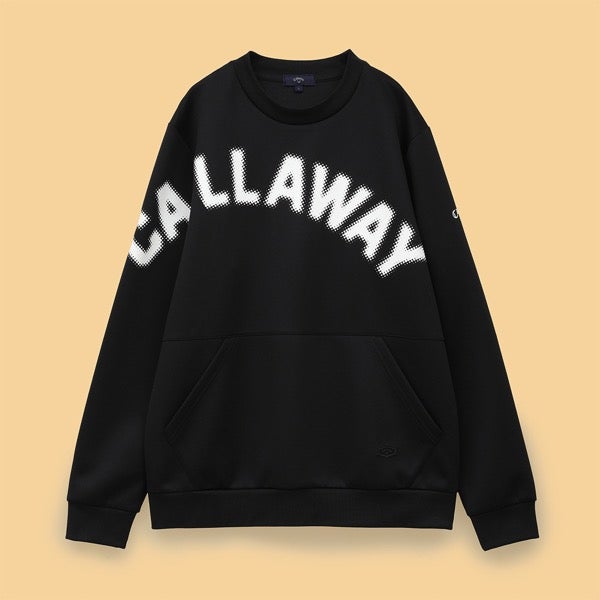 キャロウェイアパレル2024年秋冬モデルメンズロゴプリントダンボールスウェットC24217106Callaway【24】