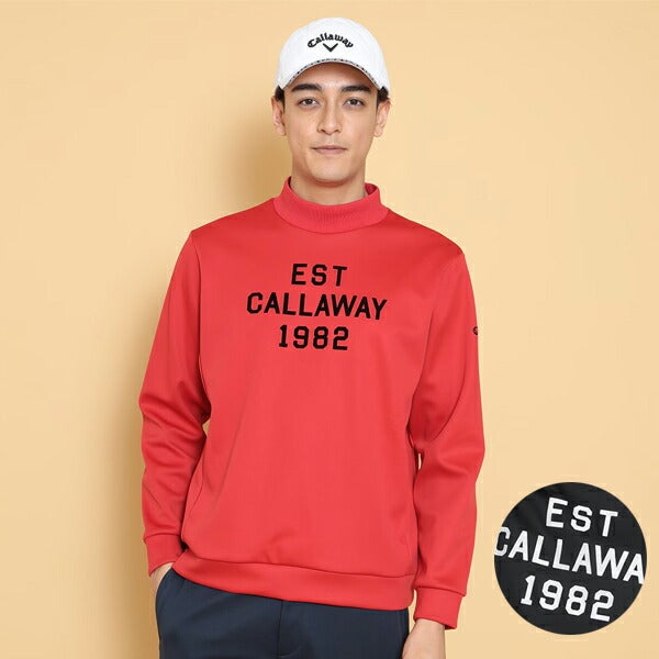 キャロウェイアパレル2024年秋冬モデルメンズスターストレッチボンディングスウェットC24217107Callaway【24】