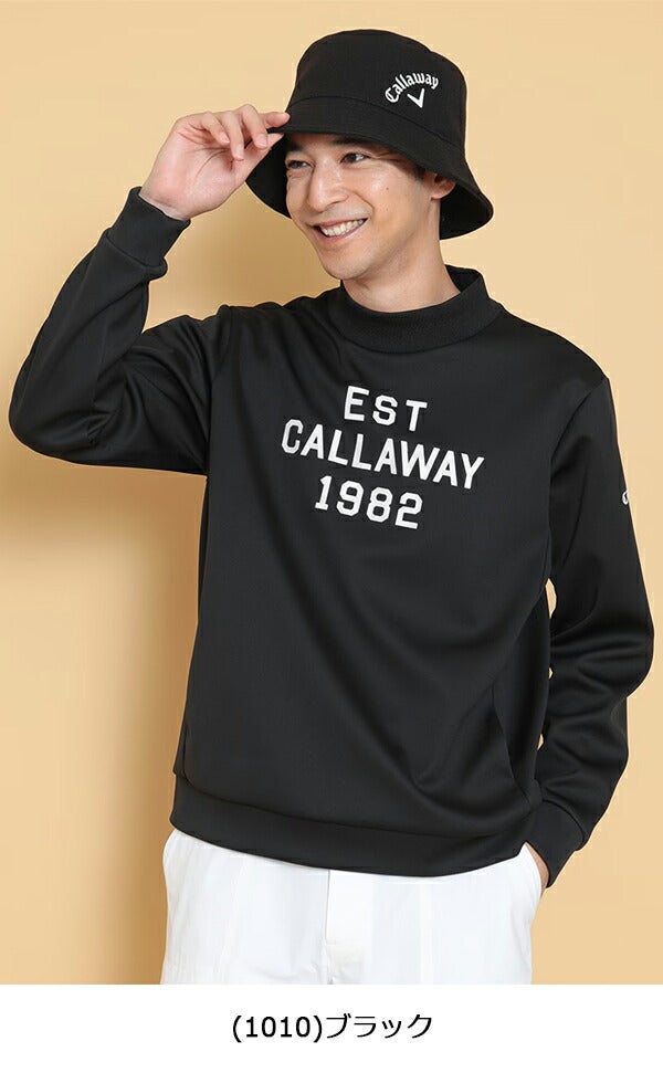 キャロウェイアパレル2024年秋冬モデルメンズスターストレッチボンディングスウェットC24217107Callaway【24】