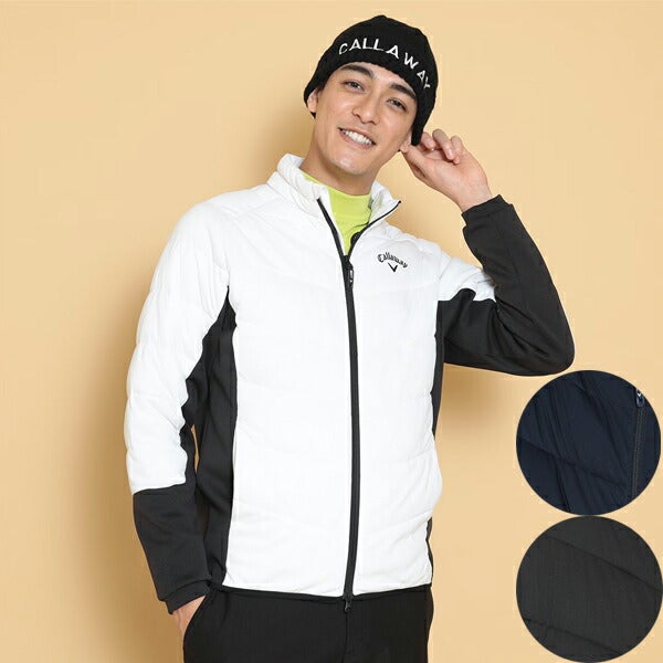 キャロウェイアパレル2024年秋冬モデルメンズスターストレッチ&フリースドッキングブルゾンC24217109Callaway【24】