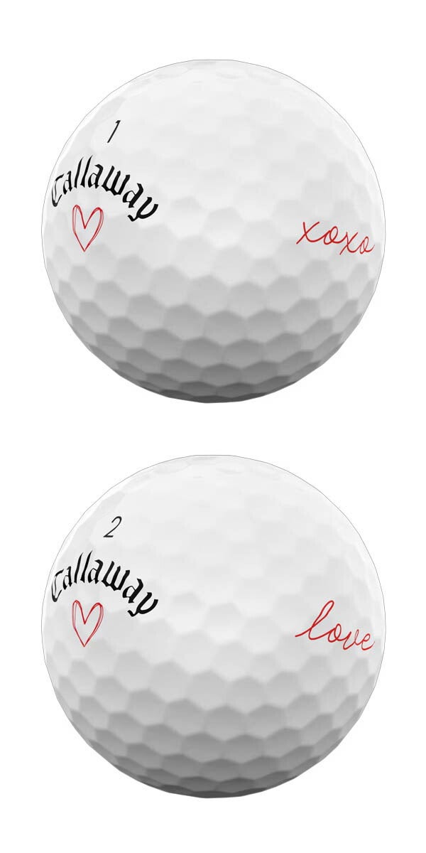 【数量限定】【LOVELOGO】キャロウェイゴルフSUPERSOFT25VALENTINEスーパーソフトゴルフボール1ダースCallawayGolf【25】