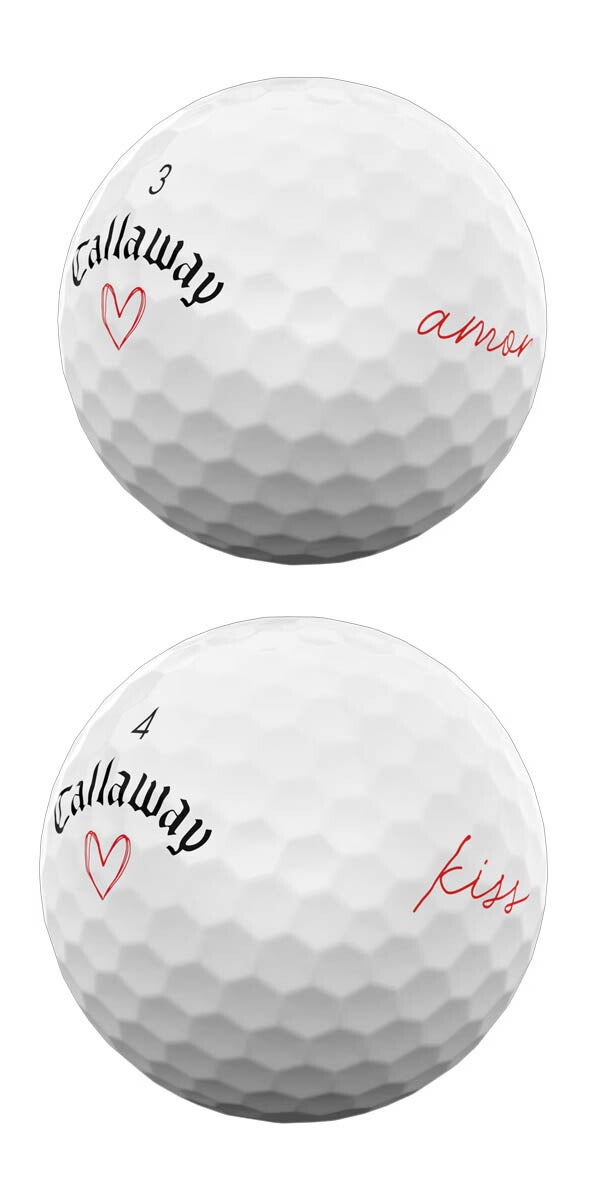 【数量限定】【LOVELOGO】キャロウェイゴルフSUPERSOFT25VALENTINEスーパーソフトゴルフボール1ダースCallawayGolf【25】