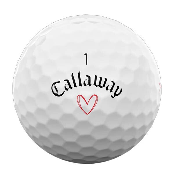 【数量限定】【LOVELOGO】キャロウェイゴルフSUPERSOFT25VALENTINEスーパーソフトゴルフボール1ダースCallawayGolf【25】