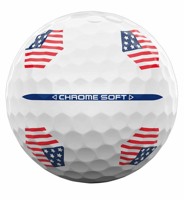 【3ダースセット】キャロウェイゴルフクロムソフトUSAトゥルートラックCHROMESOFTTRUTRACKUSAゴルフボール3ダース【25SS】