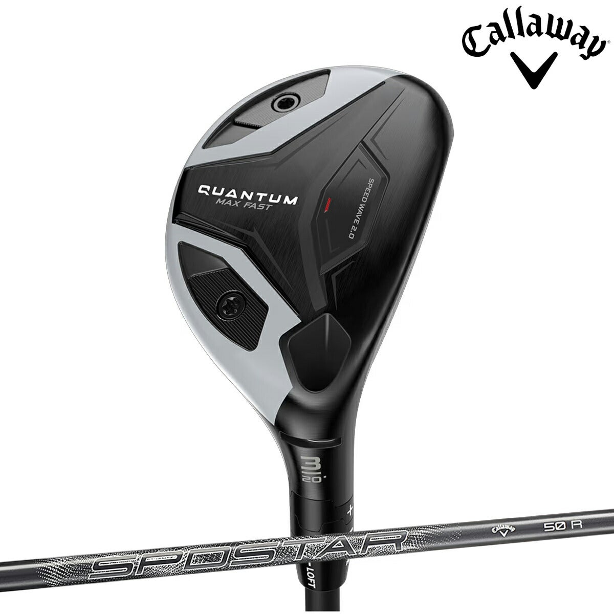 キャロウェイゴルフメンズクアンタムQUANTUMMAXFASTユーティリティSPDSTAR50カーボンシャフト【26SS】