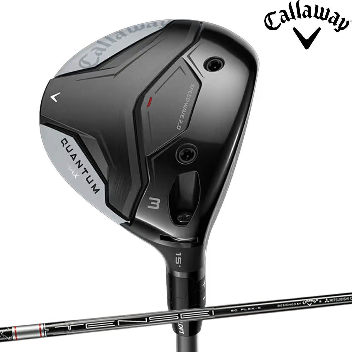 キャロウェイゴルフメンズクアンタムQUANTUMMAXフェアウェイウッドTENSEIGRAY60forCallawayカーボンシャフト【26SS】