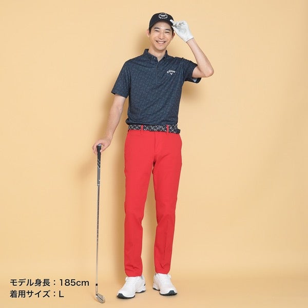 キャロウェイアパレル2024年秋冬モデルメンズ8WAYストレッチカルゼパンツC24226100Callaway【24】