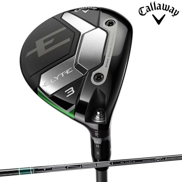 キャロウェイゴルフメンズELYTEエリートフェアウェイウッドTENSEIGREEN60forCallawayカーボンシャフトCallawayGolf【25】