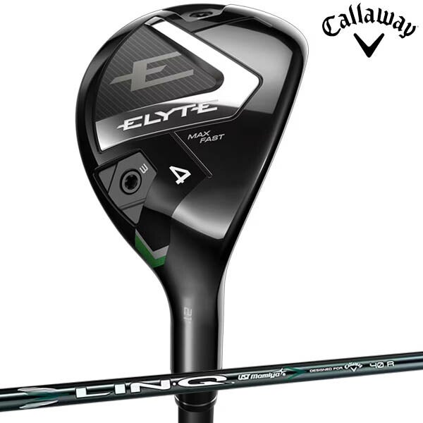 【メーカーカスタム】キャロウェイゴルフメンズELYTEMAXFASTエリートマックスファストユーティリティーLIN-QGREEN40forCallawayカーボンシャフトCallawayGolf【25】