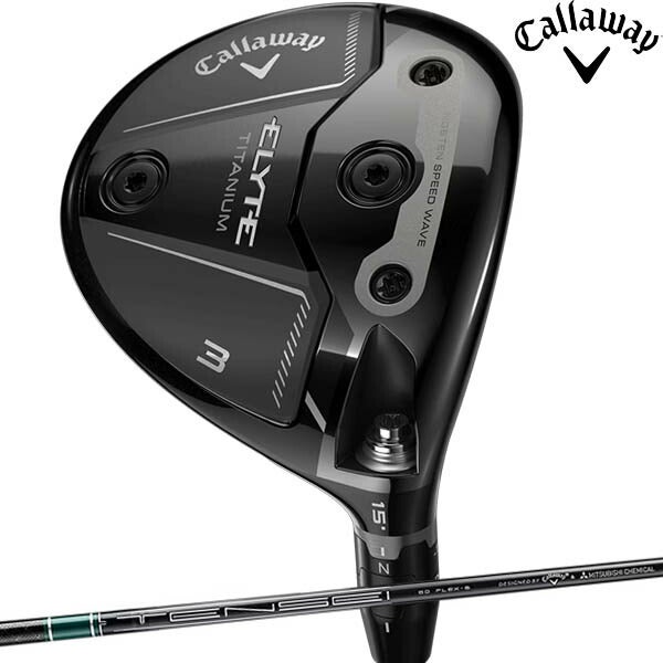 キャロウェイゴルフメンズELYTETITANIUMエリートTiフェアウェイウッドTENSEIGREEN60forCallawayカーボンシャフトCallawayGolf【25】