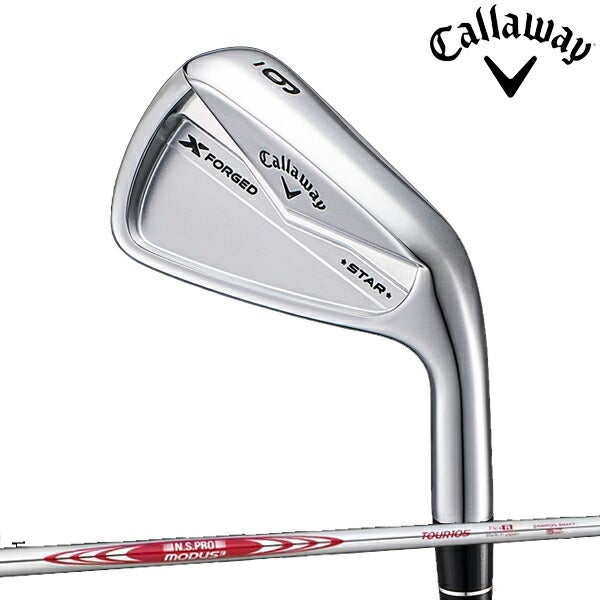 キャロウェイゴルフメンズFORGEDSTAR24エックスフォージドスターアイアン6本組(5-9、PW)NSPROMODUS3TOUR105スチールシャフトCallaway【24】