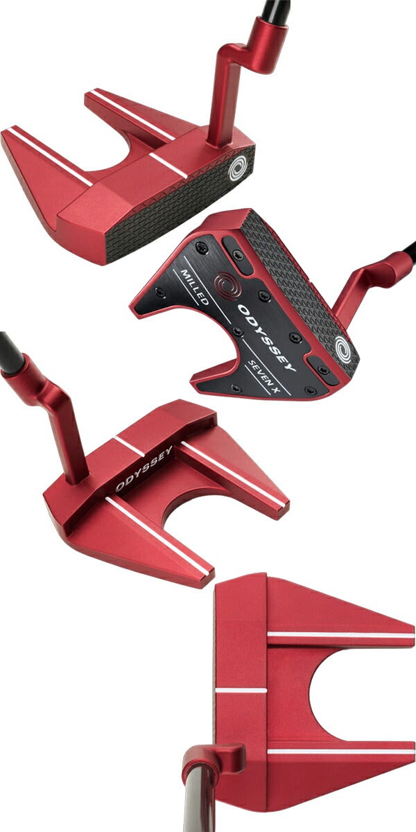 オデッセイメンズREDSEVENXパターODYSSEYSTEELBLACKシャフトSUPERSTROKEODYSSEYPistolZenergy2.0グリップ（5720420）【25】